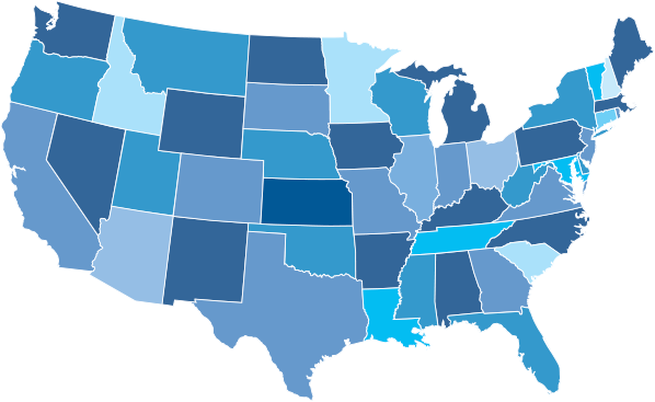 USA map