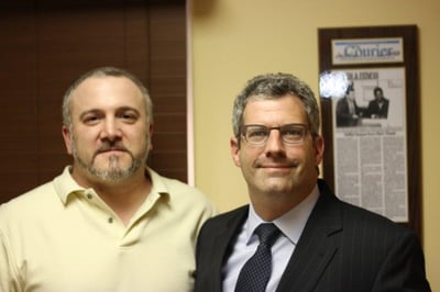 Paul Nese with Dr. Michael Rose