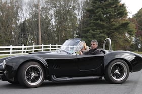 John and Janey in the Cobra