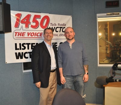 Dr. Michael Rose with patient David Milazzo
